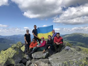 NURE students took part in a hike in the Carpathians