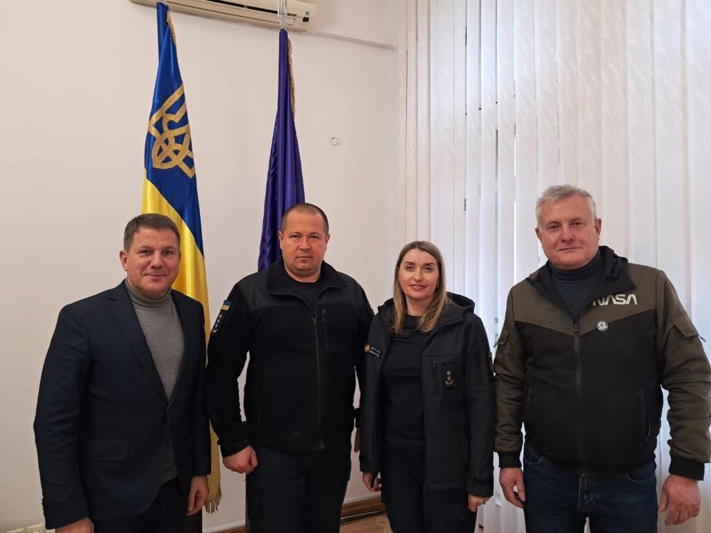 Ректор ХНУРЕ Ігор Рубан провів робочу зустріч із заступником начальника Головного управління ДСНС України у Харківській області Сергієм Колосовським