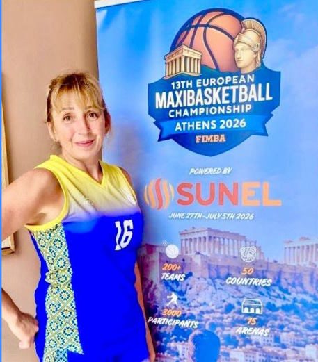 Доцентка ХНУРЕ Олена Церковна представила Україну на чемпіонаті Європи з максі-баскетболу