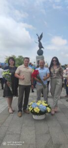Vasyl Rossikhin took part in laying flowers in honor of the Constitution Day of Ukraine