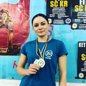 Ганна Грохова виборола подвійне чемпіонство з гирьового фітнесу