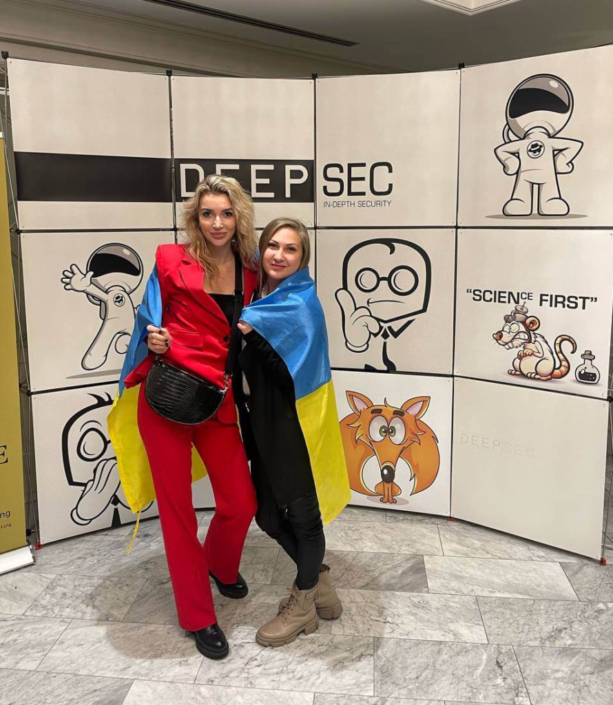 Women Scientists from the V.V. Popovskyy ICE Department participated in the DeepSec In-Depth Security Conference