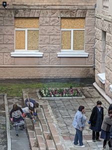 Ukrainian hope blooms among ruins: fir trees planted at NURE on Earth Day