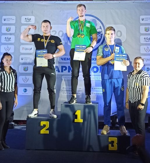 NURE student became the absolute champion of Ukraine in arm wrestling