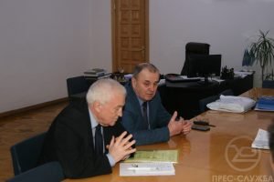 The Rector of NURE held a working meeting with Viktor Bogomolov