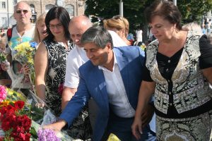 The NURE leadership together with the Kharkiv residents honoured Ukraine’s Independence Day