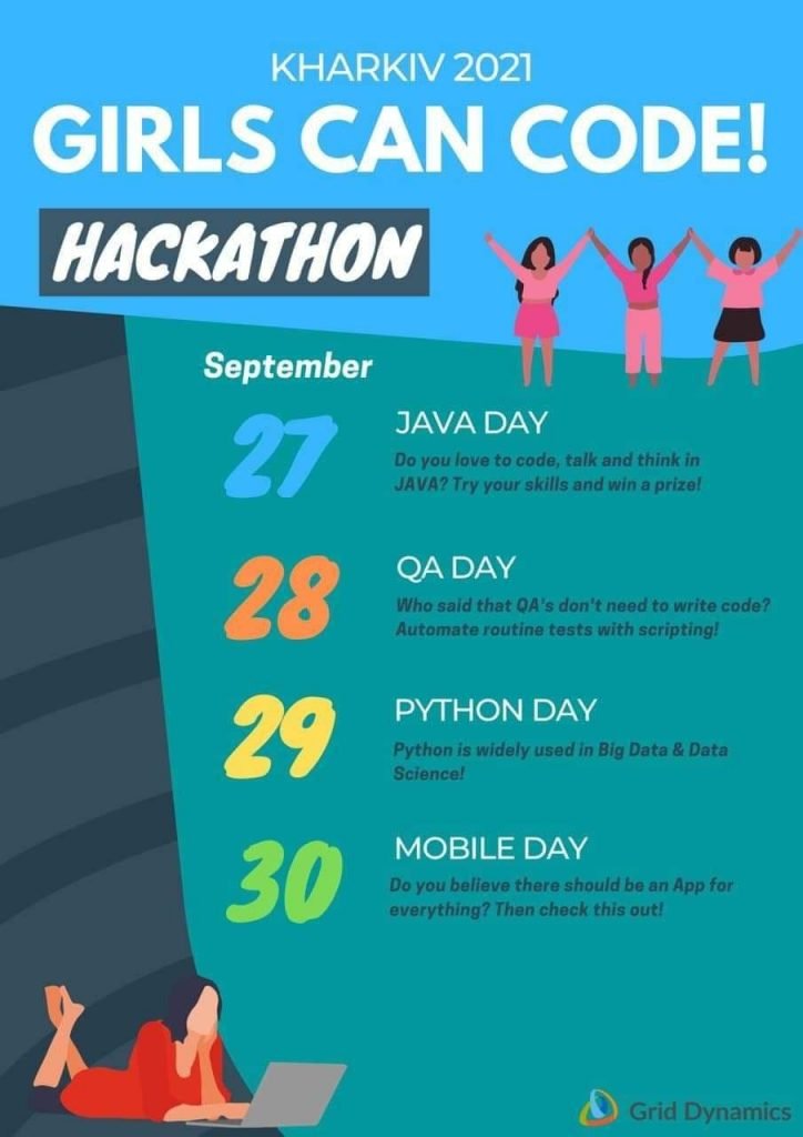 We invite you to participate in Hackathon Girls Can Code