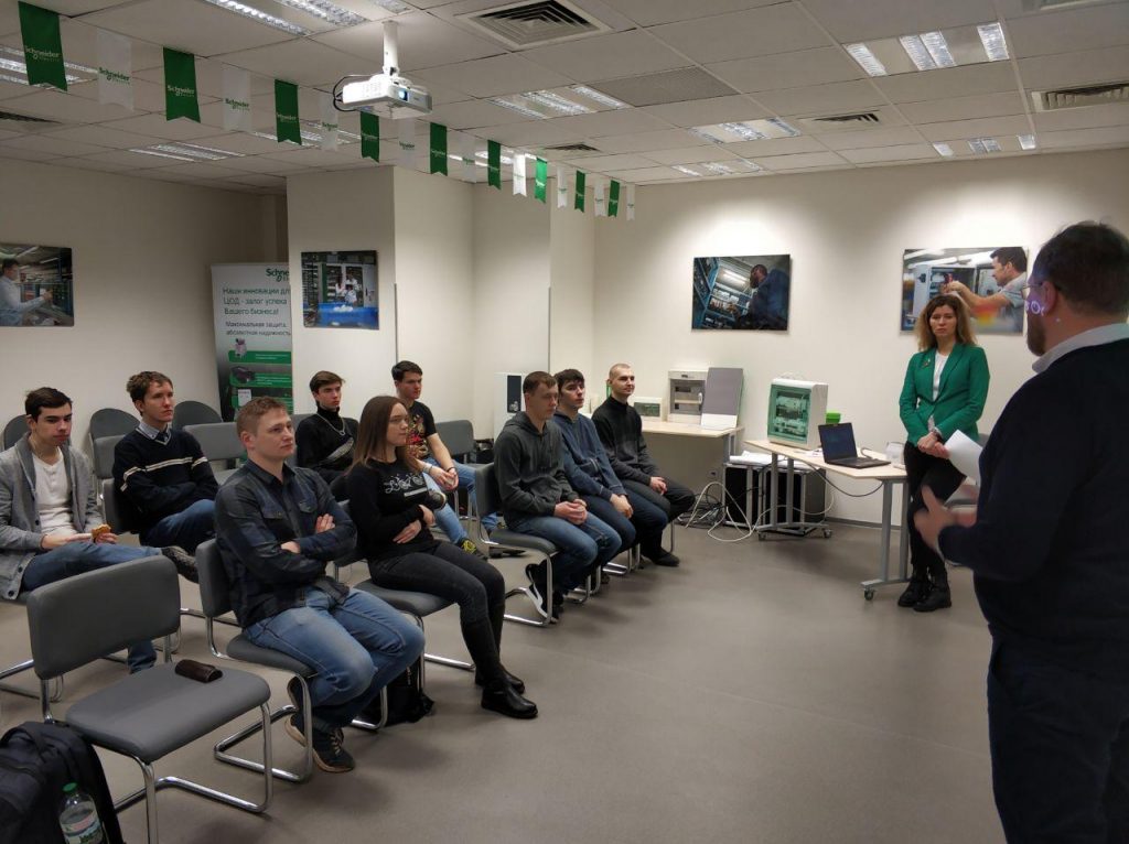 NURE students visited the Schneider Electric office in Ukraine