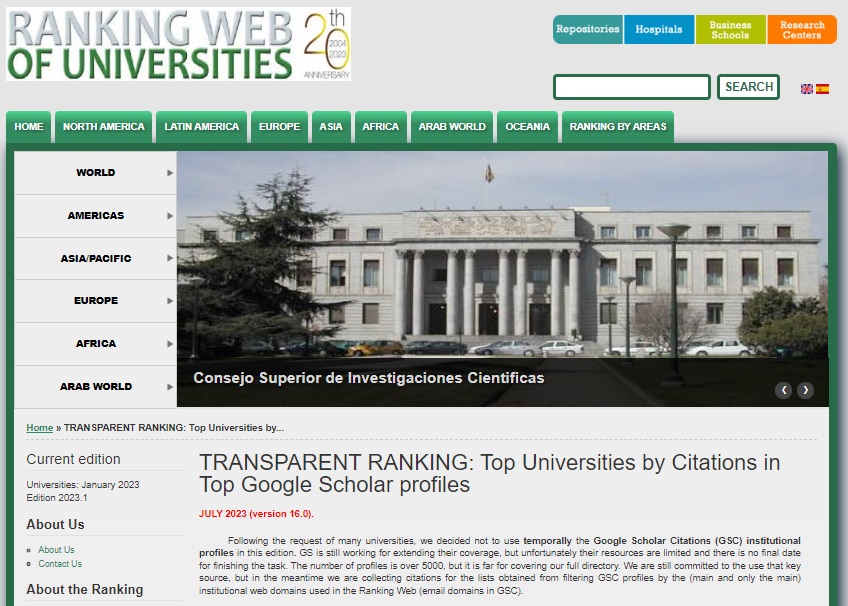 NURE is in the TOP-10 in the published Transparent Ranking